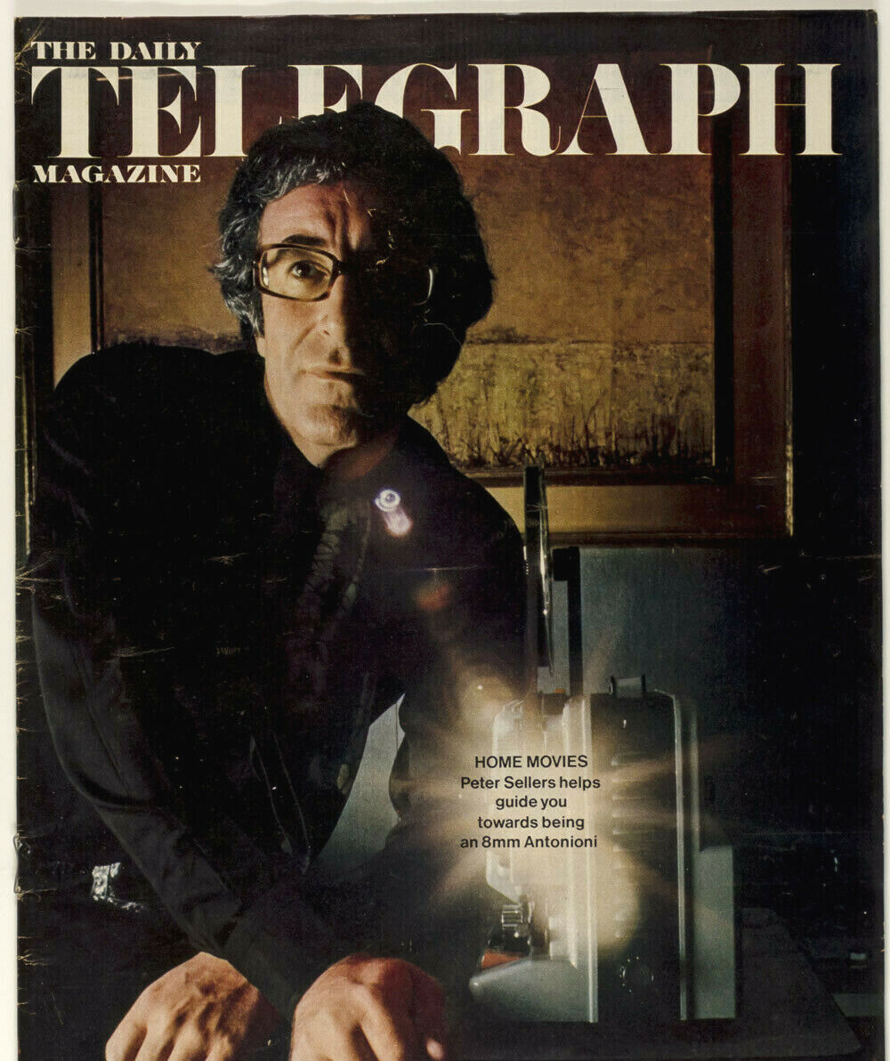 Peter Sellers BRITT EKLAND Christopher Fry BRIAN BARNES Daily Telegraph magazine