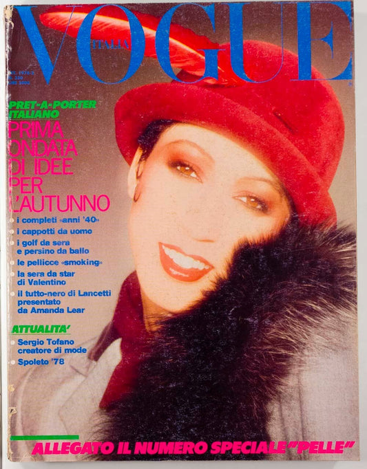 Pat Cleveland AMANDA LEAR Lancetti VALENTINO Pret-a-porter VOGUE ITALIA Sep 1978