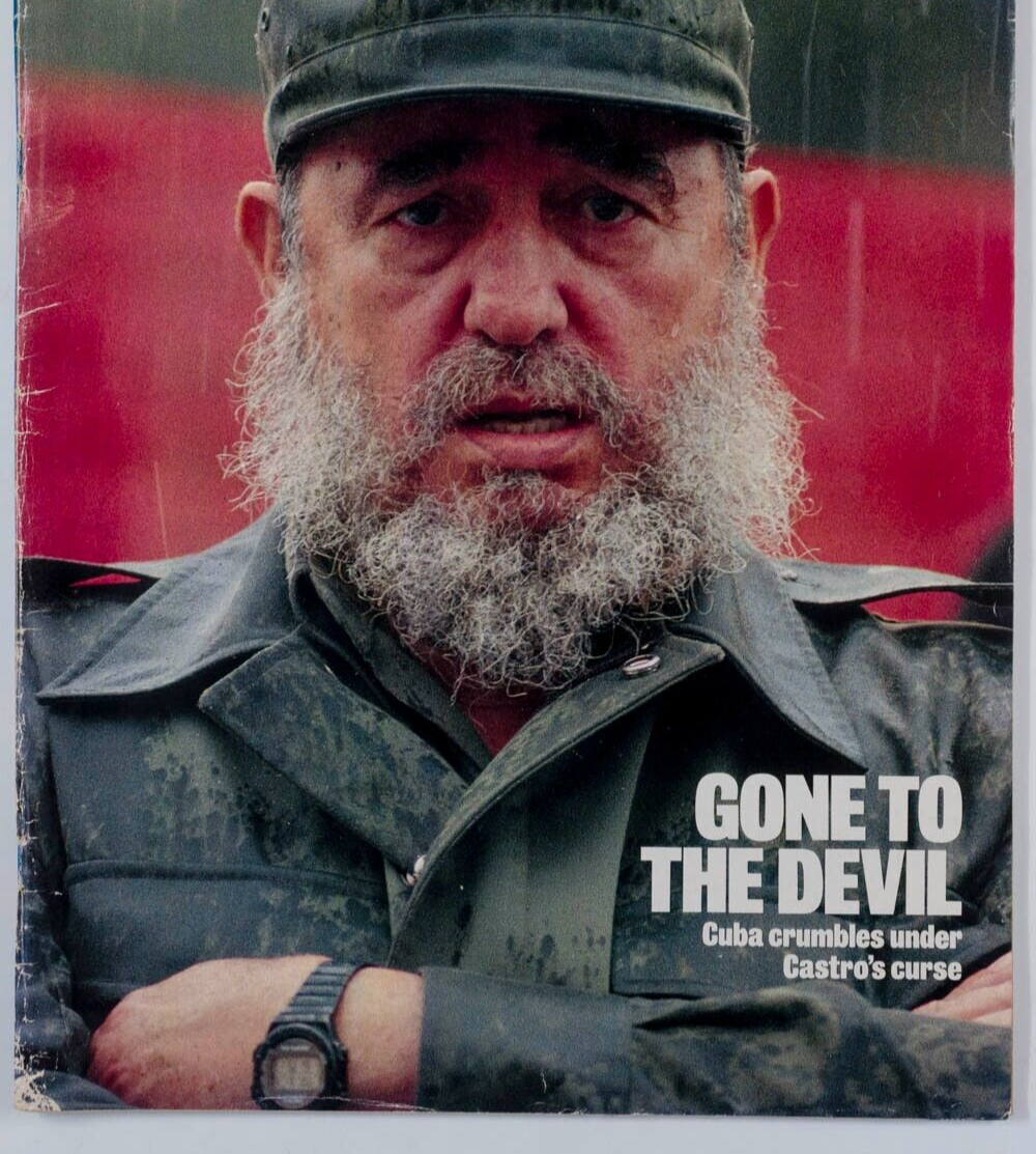 Fidel Castro MANDY RICE-DAVIES Alessi RAY CONNOLLY Rio SUNDAY TIMES magazine 90s