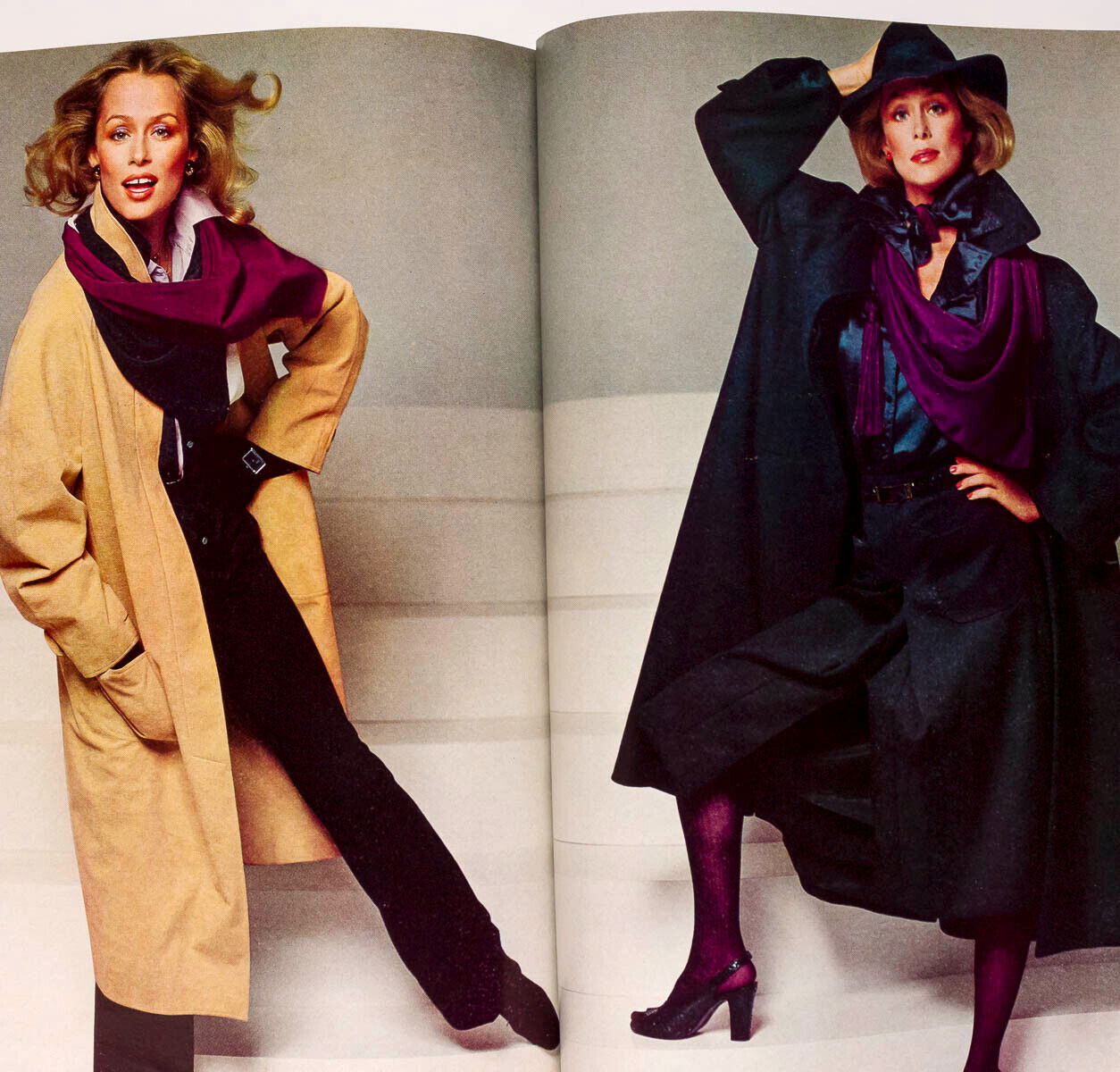 Lauren Hutton CHER Lagerfeld HANAE MORI Halston RENE RUSSO Warhol VOGUE Sep 1974