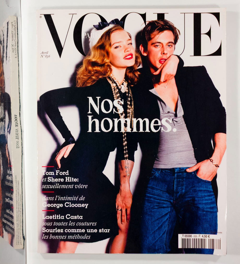 Natalia Vodianova WERNER SCHREYER Laetitia Casta PARIS VOGUE April 2003 Tom Ford