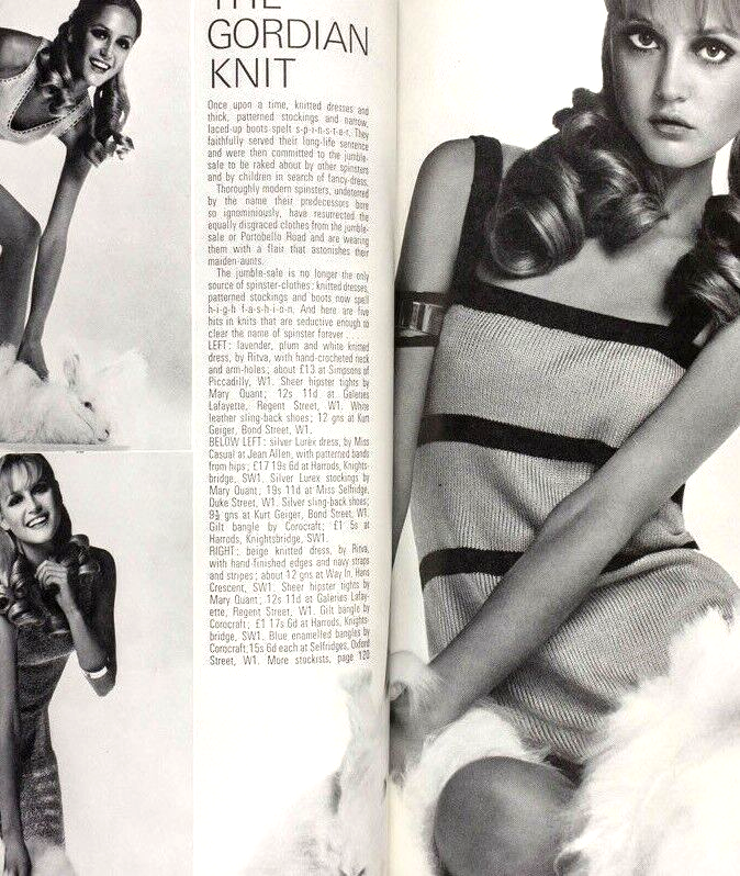 Alexandra Stewart TWIGGY Ewa Aulin INGRID BOULTING Queen magazine June 1968 Cohn