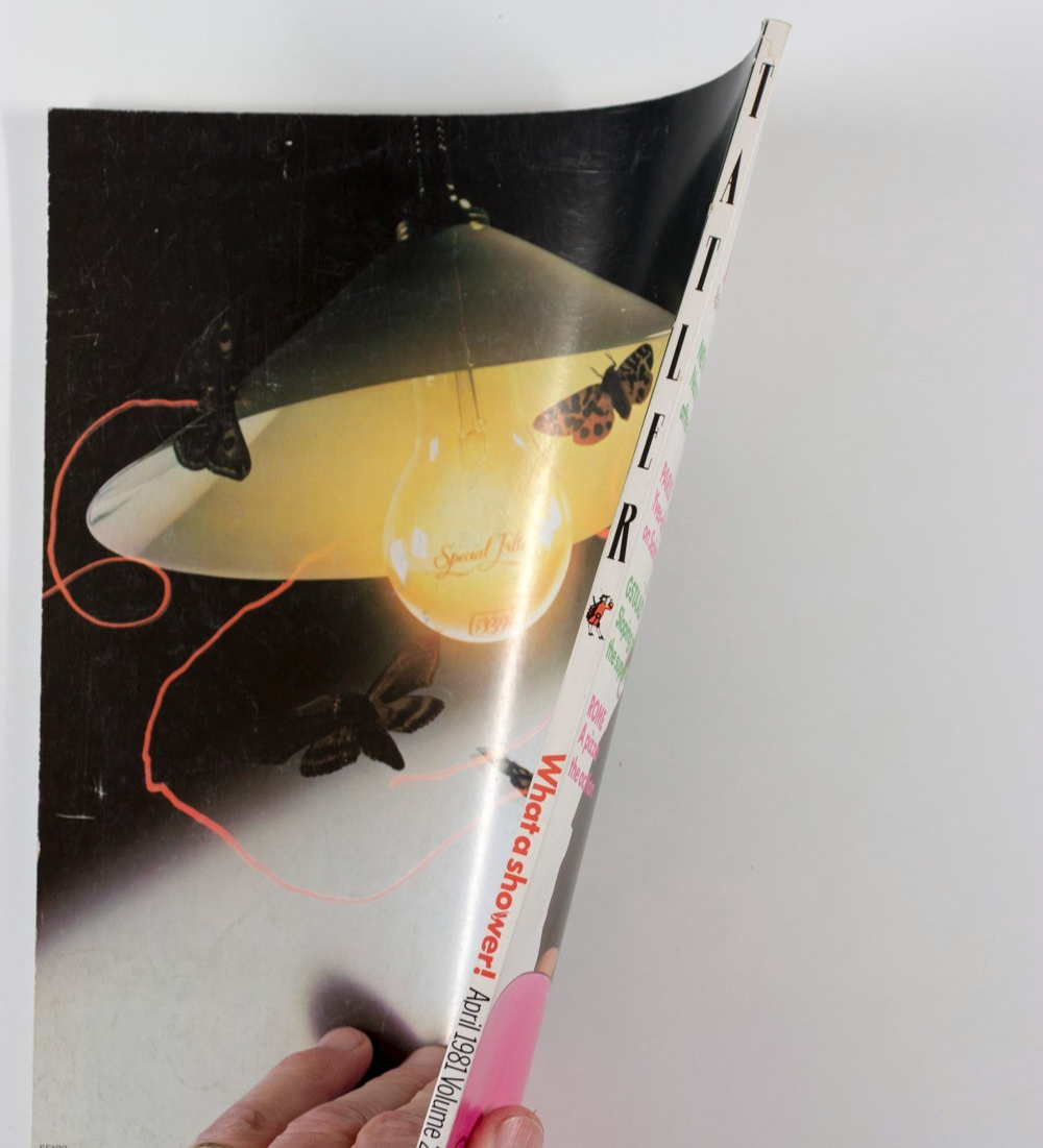 MARISA BERENSON Schiaparelli HERB RITTS Don McCullin COUTURE  Tatler April 1981