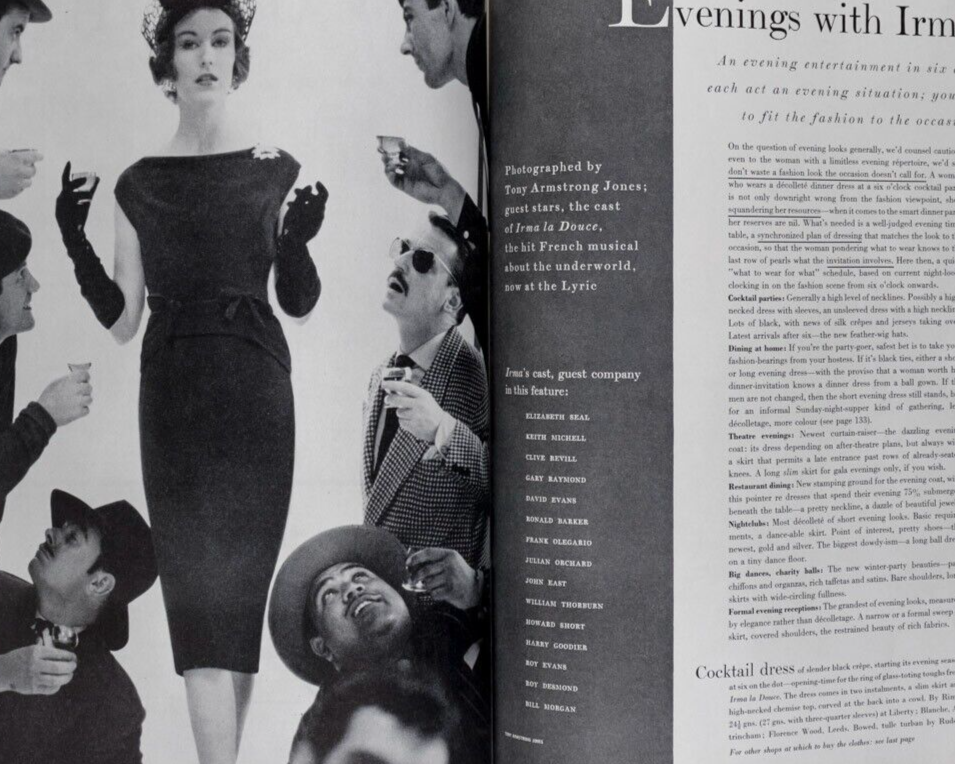 Elizabeth Seal CLIVE REVILL Gary Raymond SNOWDON Dior GIVENCHY Balenciaga  VOGUE