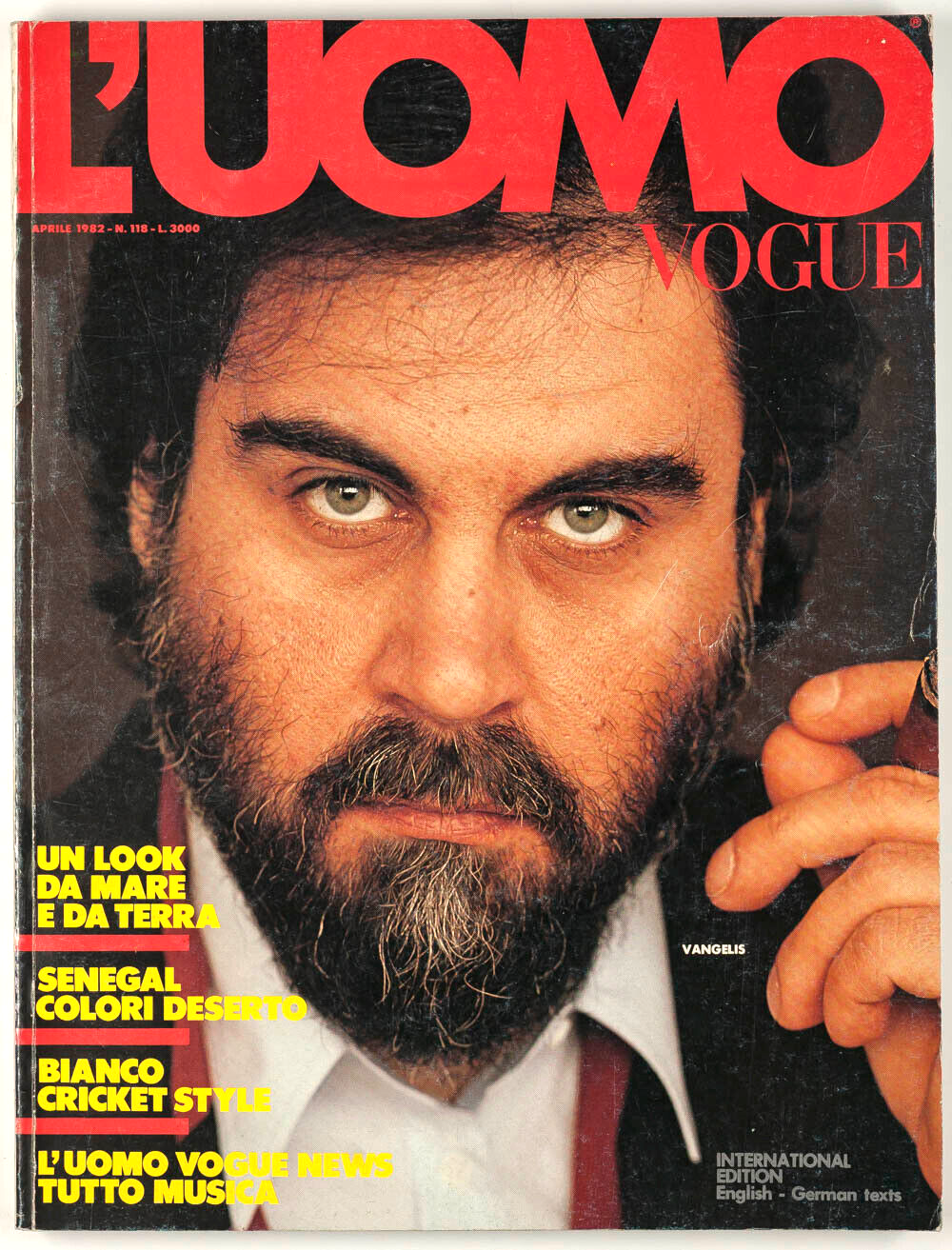 Vangelis ROLLING STONES Funk music NAUTICAL FASHION L’uomo Vogue Italia magazine