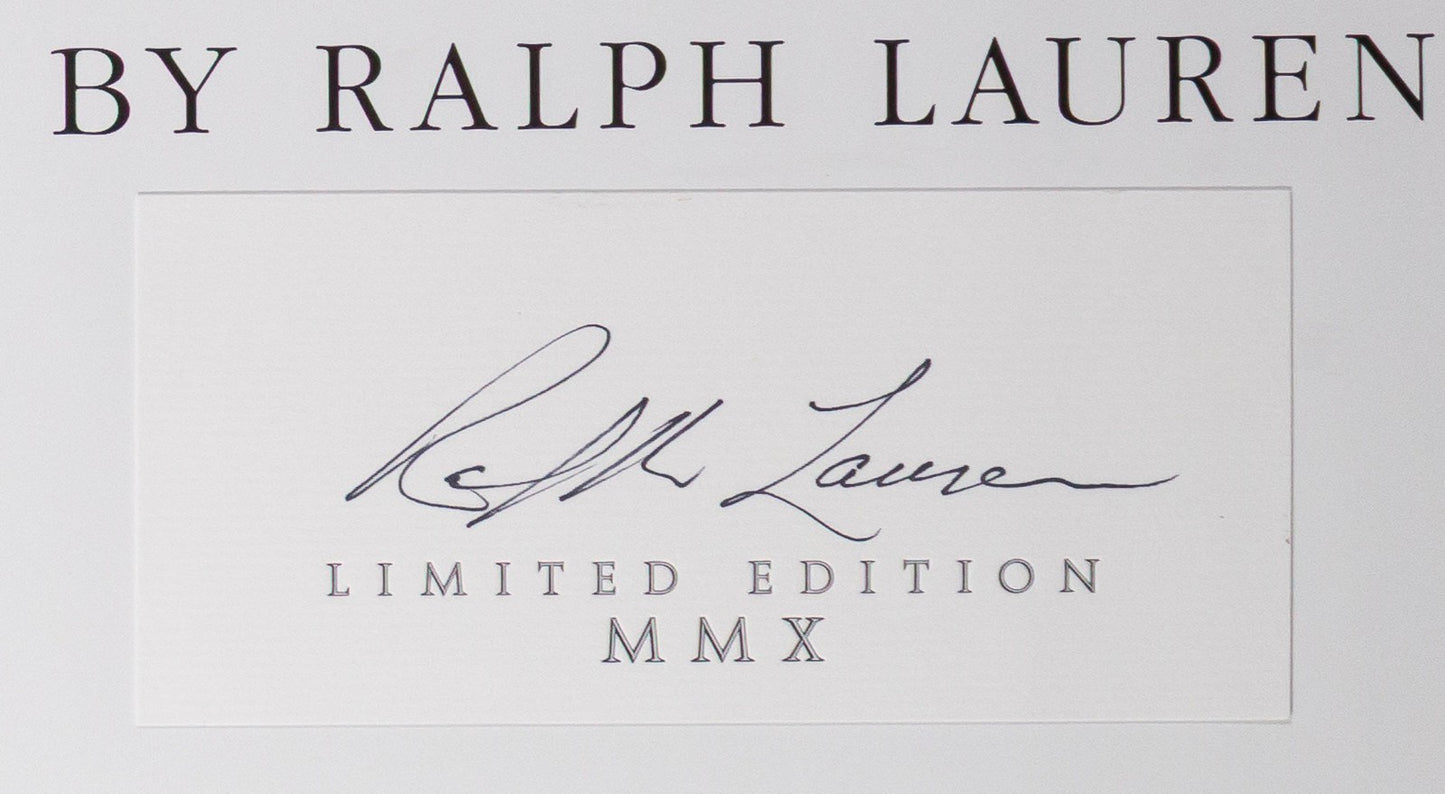 Ralph Lauren SIGNED Rare LIMITED EDITION Rizzoli book MMX slipcase 2007 Hardback