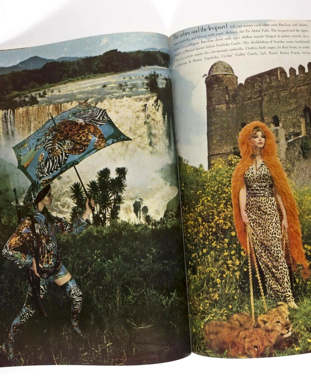 Jean Shrimpton HELMUT NEWTON Ethiopia NORMAN PARKINSON Lee Radziwill India VOGUE