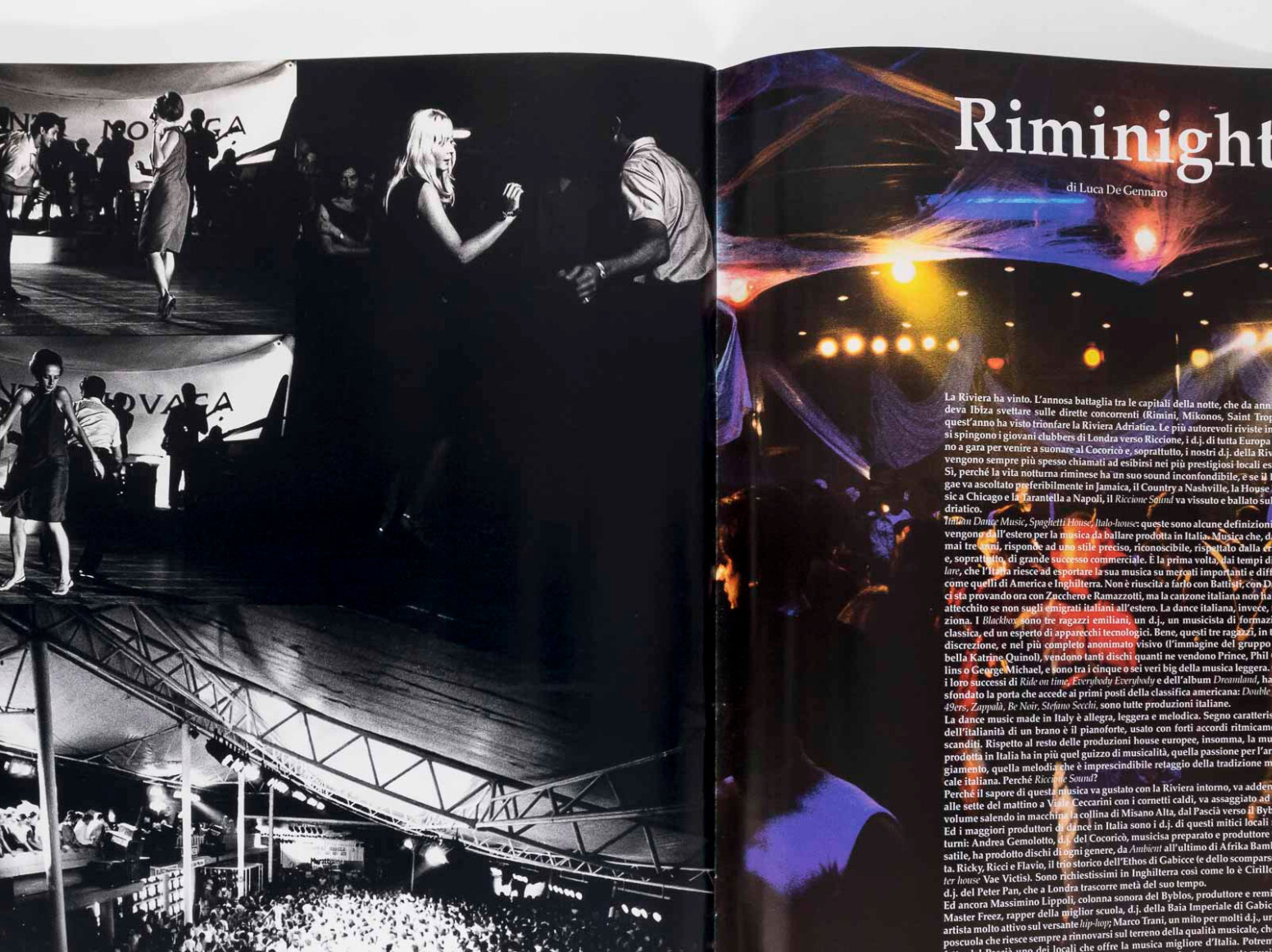 Rimini GIORGIO EMPORIO ARMANI lookbook catalogue SUMMER 1992 Aldo Fallai FELLINI