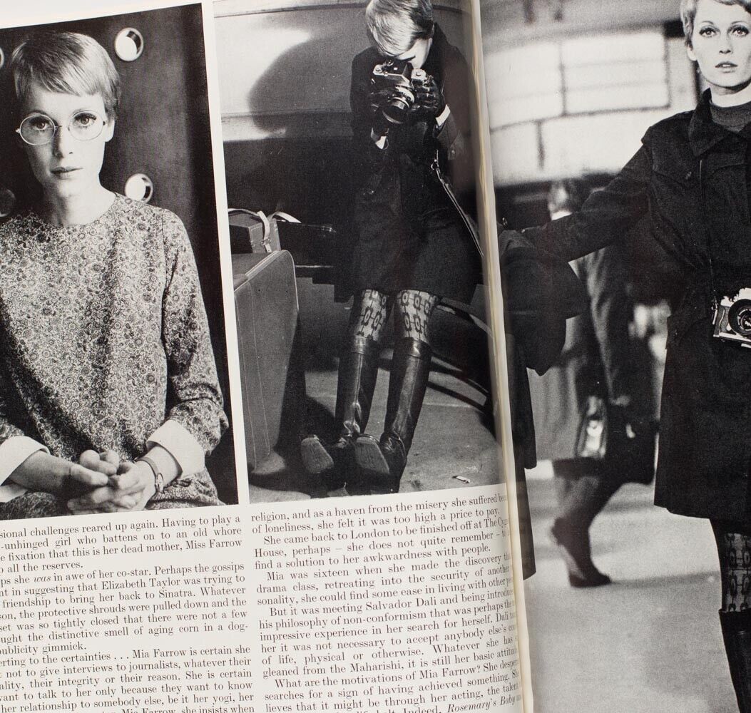 MIA FARROW Terry O'Neill SUSANNAH YORK Baroness Thyssen LULU Queen magazine 1968