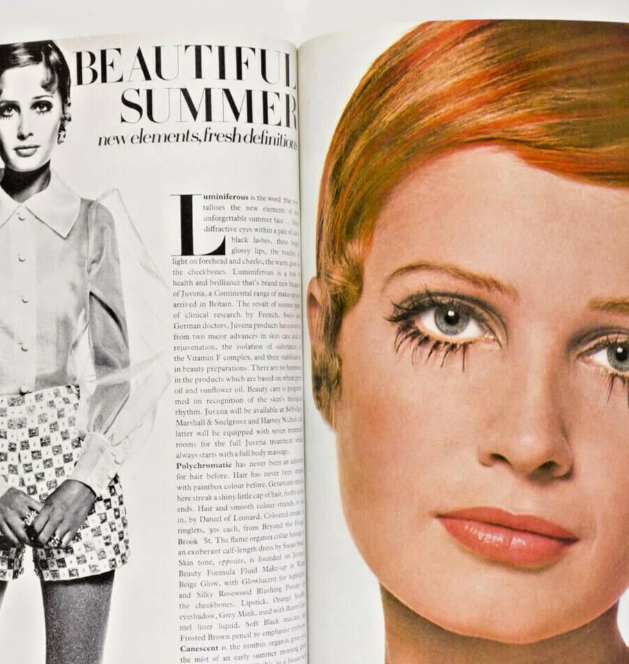 Gayle Hunnicutt CECIL BEATON Cathee Dahmen RITA HEYWORTH Vogue June 1968 Beauty