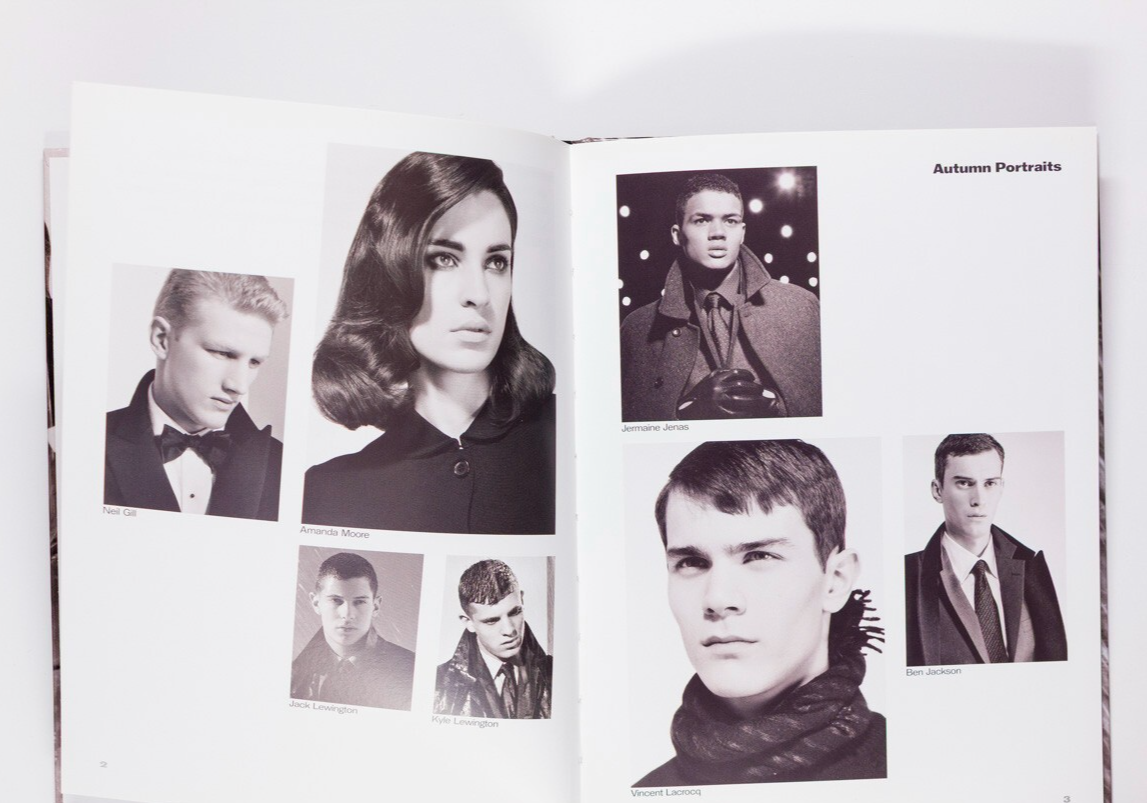 Amanda Moore ALASDAIR McLELLAN Aquascutum LOOKBOOK Winter 2004 JERMAINE JENAS UK