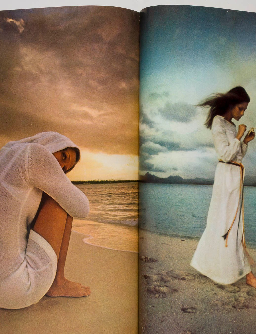 TALITHA GETTY Guy Bourdin JEANLOUP SIEFF Beauty PARIS VOGUE magazine April 1970