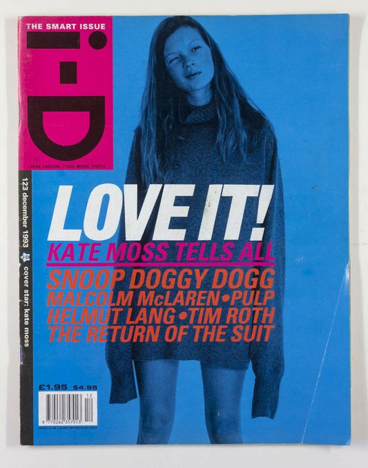 KATE MOSS 1st i-D magazine CORINNE DAY Helmut Lang JUERGEN TELLER December 1993