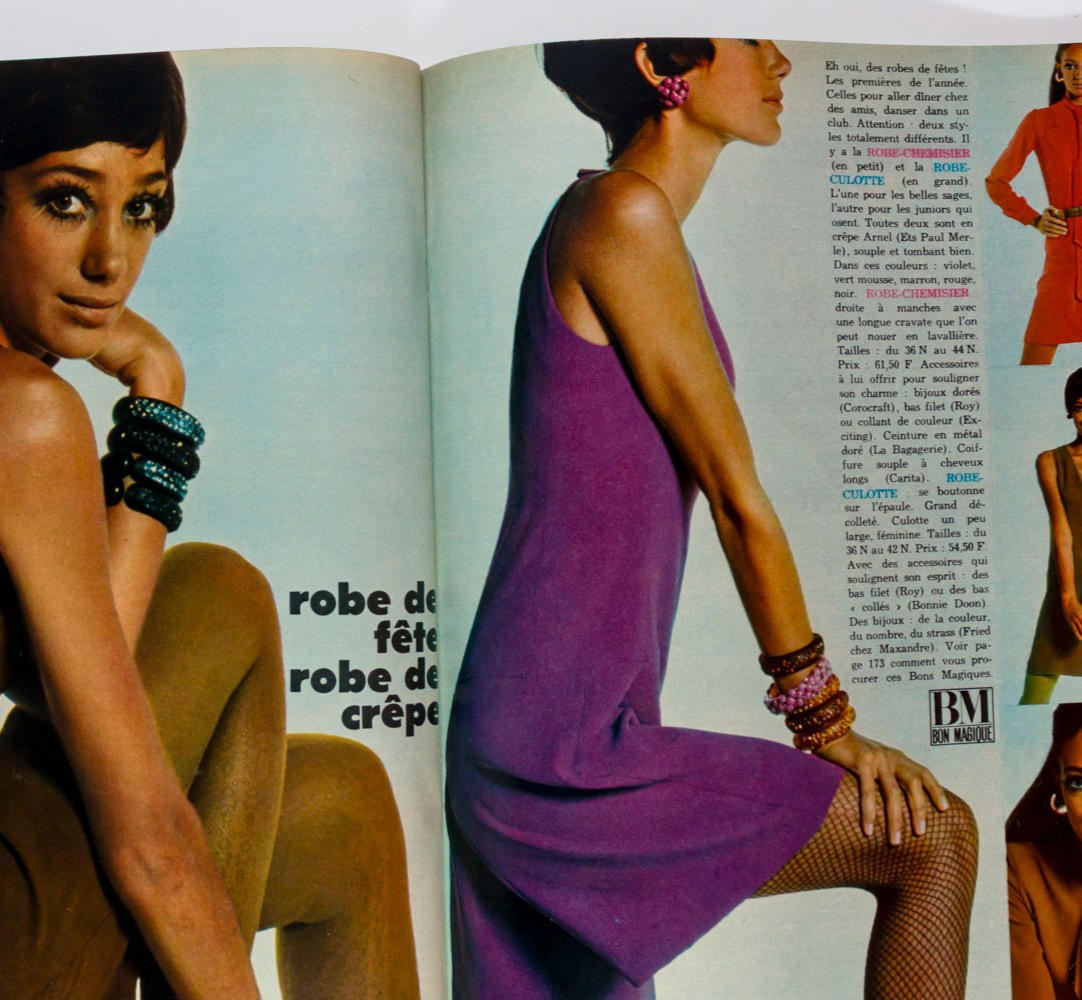 CATHERINE DENEUVE Marisa Berenson NUREYEV  Elle 26 October 1967  NANA MOUSKOURI