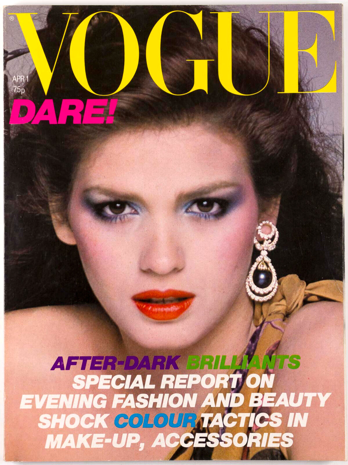 GIA CARANGI only UK VOGUE April 1979 Kelly LeBrock ANNA ANDERSON Alex Chatelain