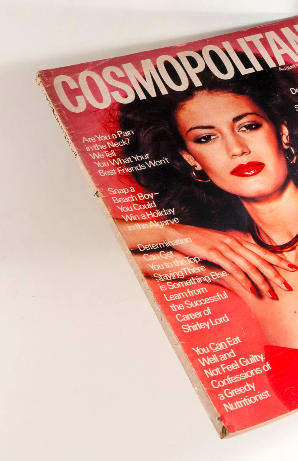 LUPE Mick Jagger JERRY HALL Cosmopolitan August 1976 Toscani TONY CURTIS Tunisia