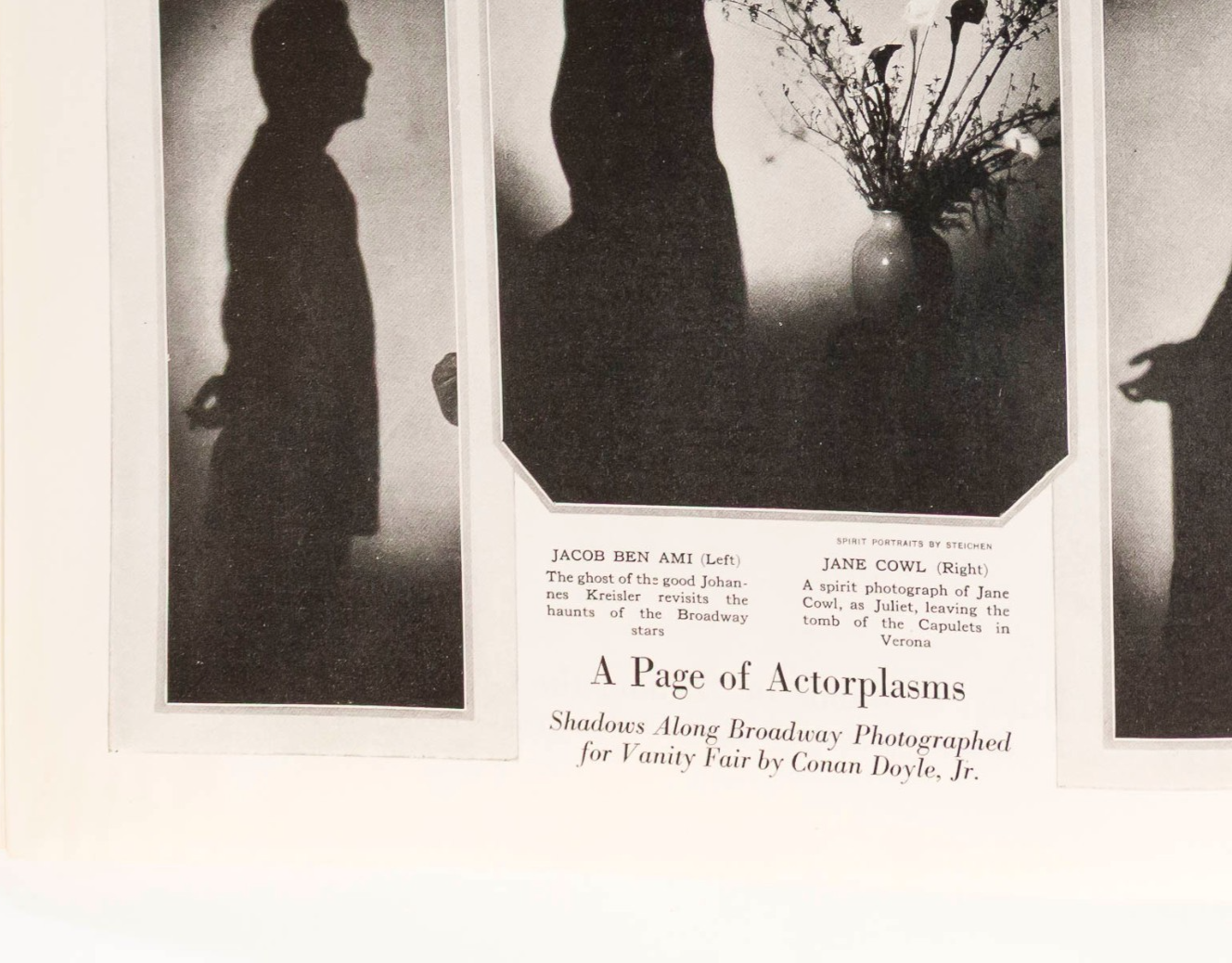 Joseph B Platt T S ELIOT Conan Doyle STEICHEN Gay VANITY FAIR magazine July 1923