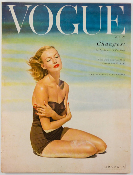 Liz Pringle DOVIMA Jean Patchett US VOGUE July 1953 Lisa Fonssagrives PENN Horst