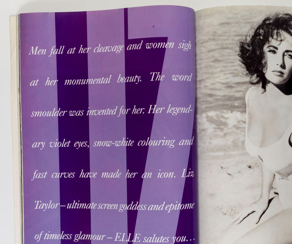 Stephanie Roberts ALAN RICKMAN Nadja Auermann ELLE MAGAZINE February 1992 Matesi