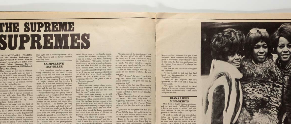 Terence Stamp LEONARD WHITING Olivia Hussey INTRO February 1968 Diana Ross BIBA