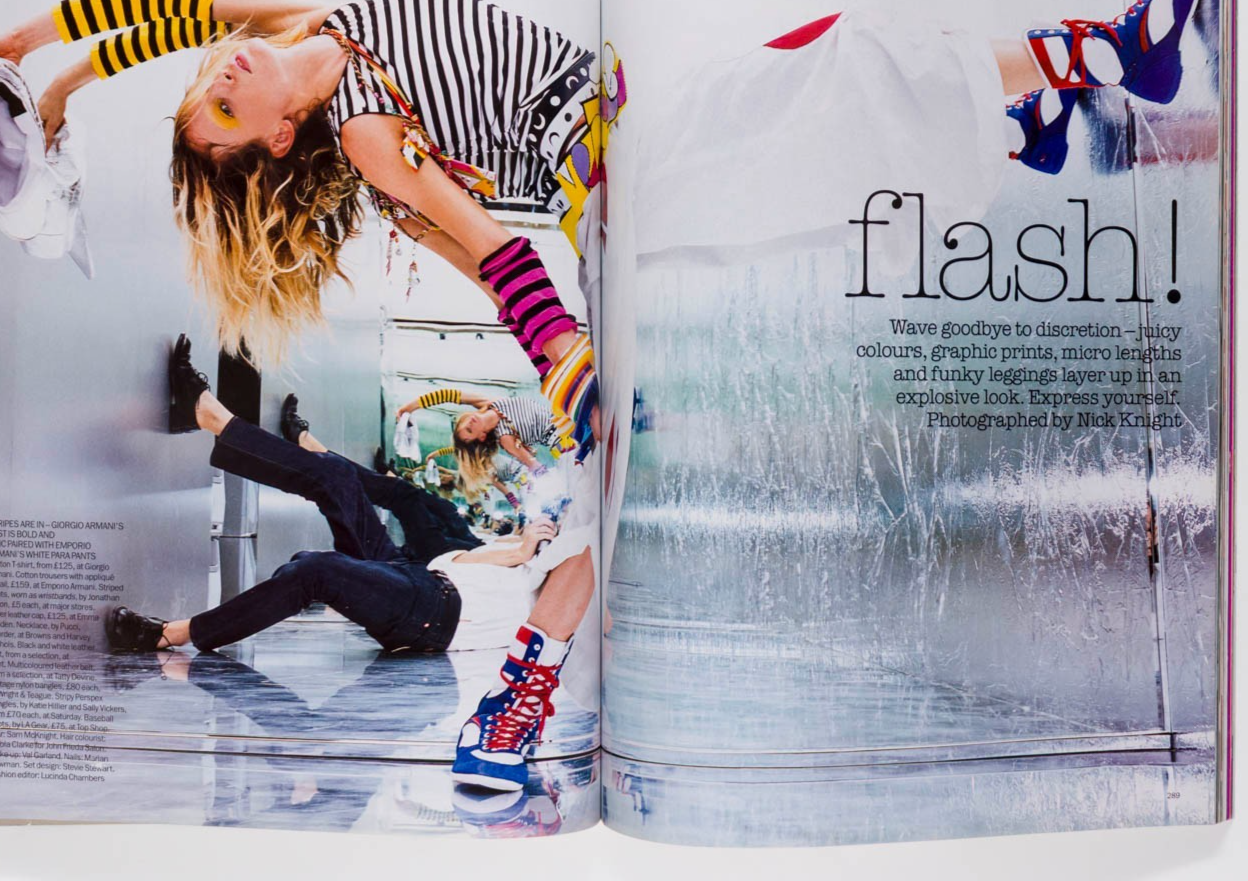 Natasha Vojnovic MAGGIE RIZER Gisele VOGUE March 2003 Filippa Hamilton NEW LOOK