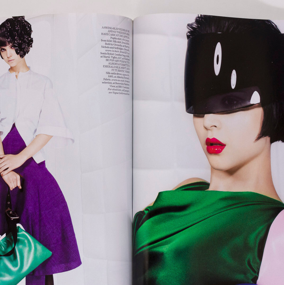 Kate Moss KAREN ELSON Freja Beha Erichsen VOGUE March 2006 Collections TESTINO