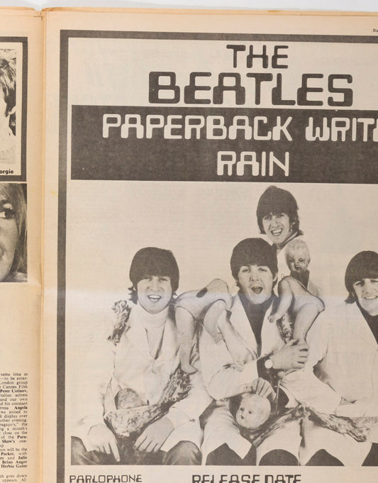 Beatles Paperback Writer Butcher BOB DYLAN Disc Echo magazine ANDREW LOOG OLDHAM