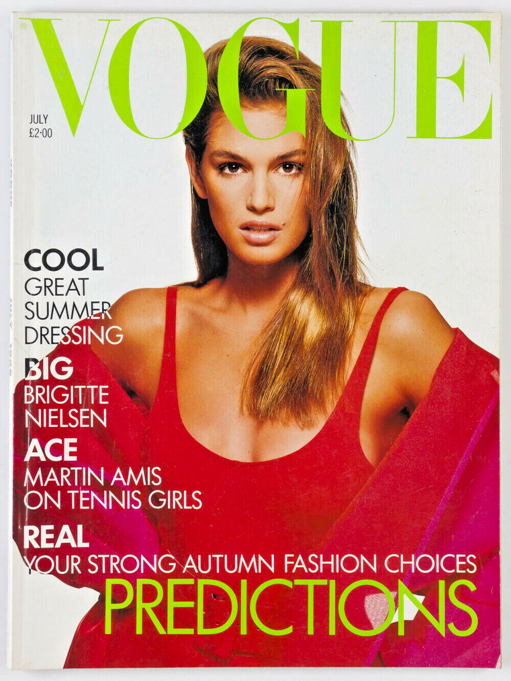 CINDY CRAWFORD Demarchelier LINDA EVANGELISTA Yasmin Le Bon TATJANA PATITZ Vogue