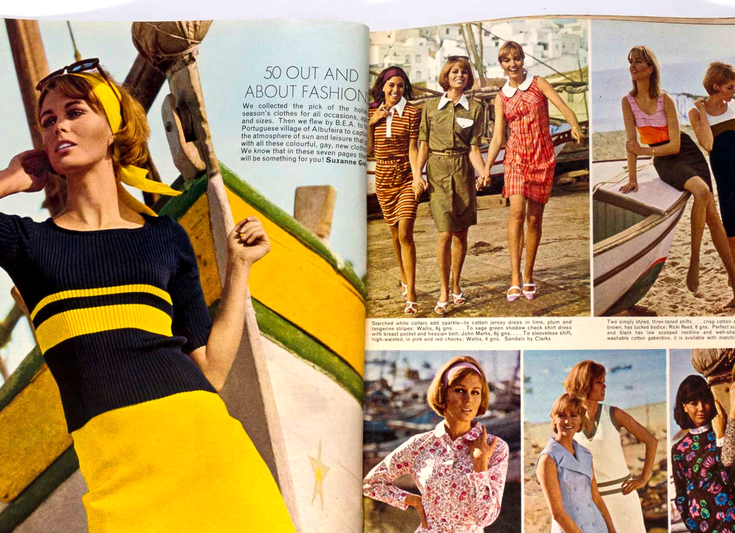 PATTIE BOYD Joanna Lumley JILL KENNINGTON Woman's Own magazine March 19 1966 VTG