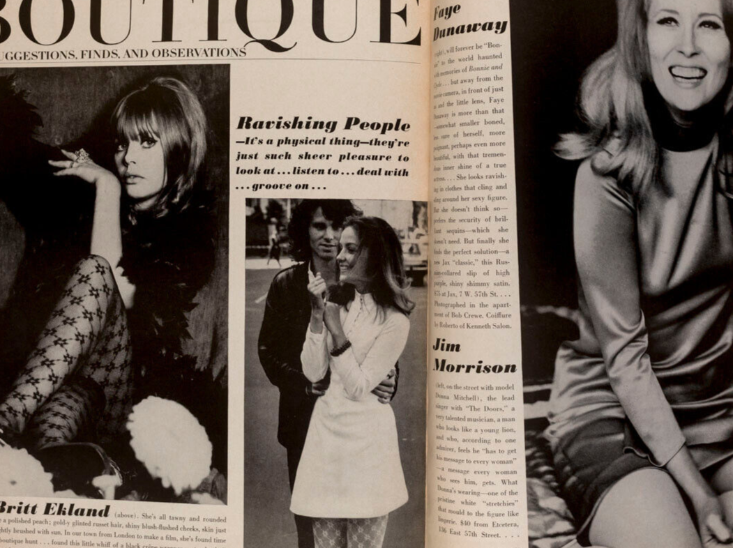 Twiggy JIM MORRISON Veruschka PENELOPE TREE Gloria Vanderbilt MRS SIMPSON Vogue