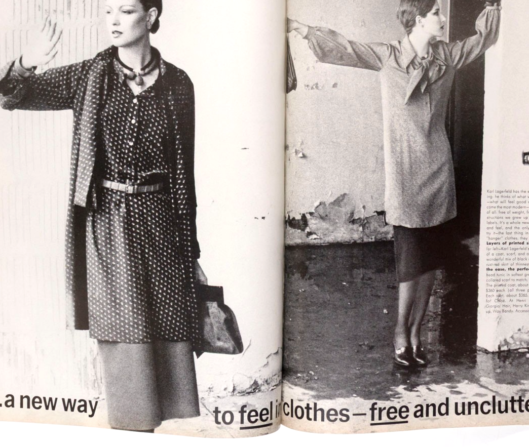 RENE RUSSO Dalila di Lazzaro DEBORAH TURBEVILLE Monty Python Vogue US July 1975
