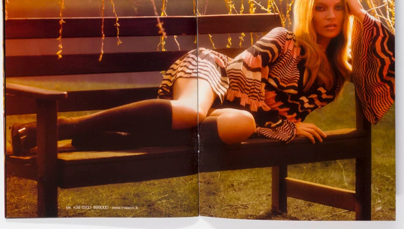 Kate Moss MISSONI James Penfold MERT MARCUS Lookbook CATWALK & CAMPAIGN catalog