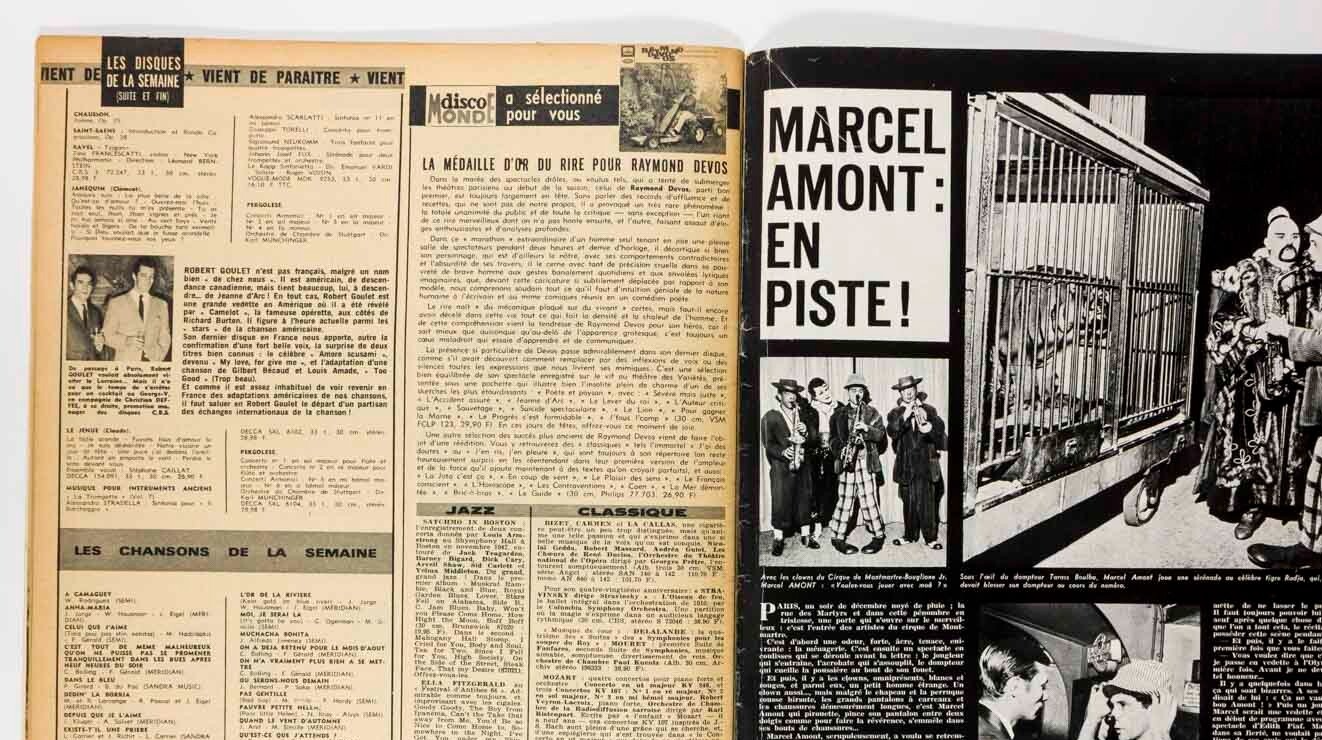 Audrey Hepburn BRIGITTE BARDOT Jeanne Moreau BRANDO Cinemonde 1586 December 1964