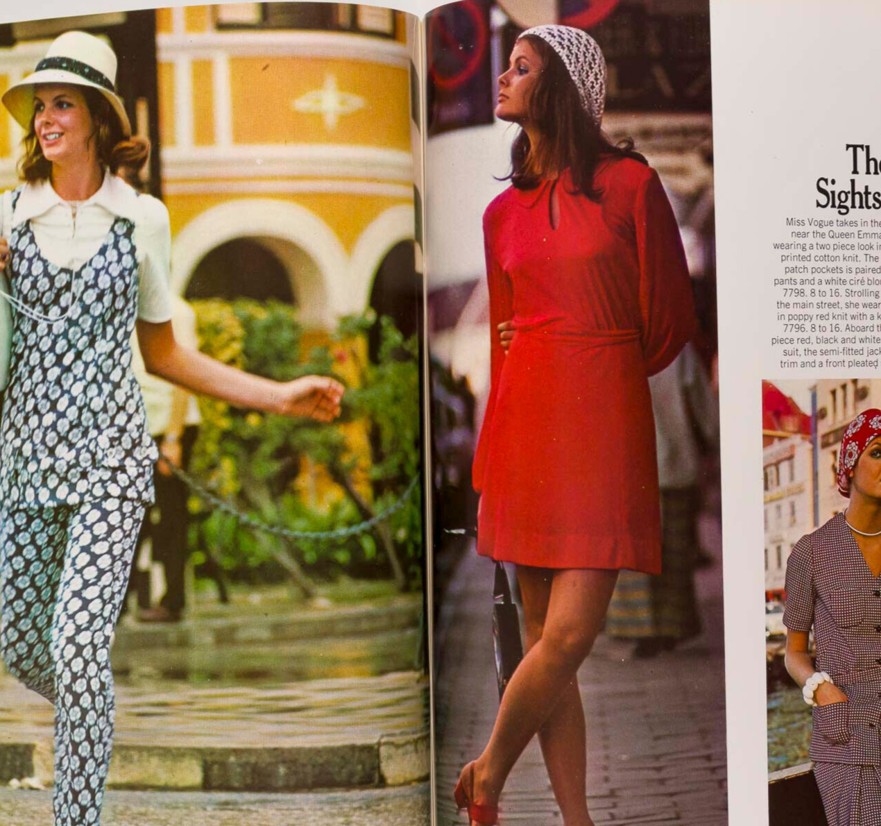 Marisa Berenson ANTONIO LOPEZ Couture SEAMING Kaftan VOGUE magazine Pattern book