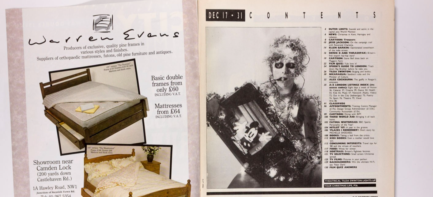 Jesse Jackson TILDA SWINTON Ellen Barkin DEREK B City Limits December 1987 324
