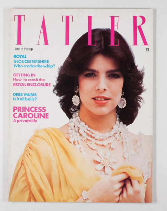 Princess Caroline Monaco HARDY AMIES Dafydd Jones DUKE BEAUFORT  Tatler magazine