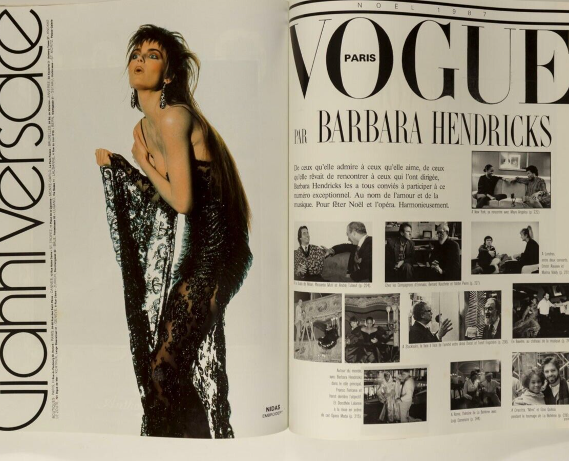 BARBARA HENDRICKS Guy Bourdin LINDA EVANGELISTA Rachel Williams JAZZ Horst VOGUE