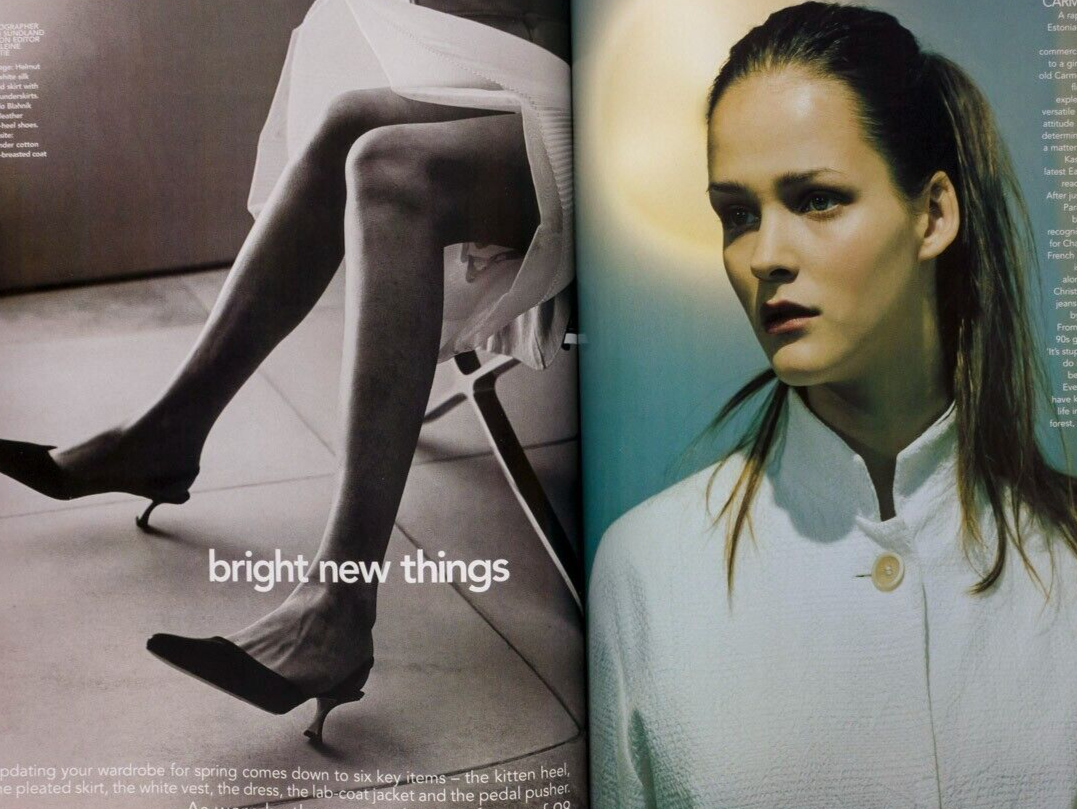 Christy Turlington CORDULA REYER Stella Tennant EMMA BALFOUR Frank magazine 1998