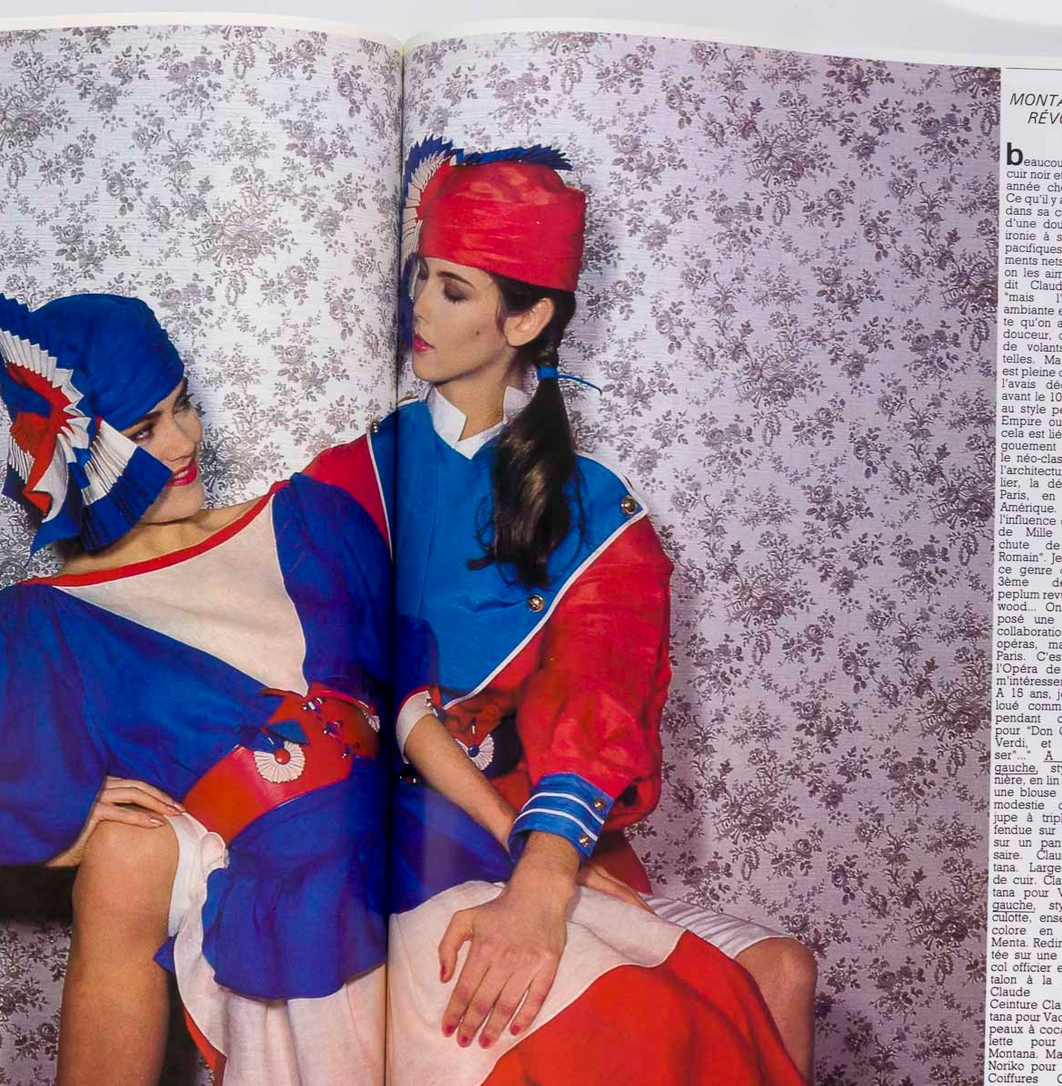 Jacki Adams GUY BOURDIN Roman Polanski BRUCE WEBER Paris Vogue February 1982 VTG