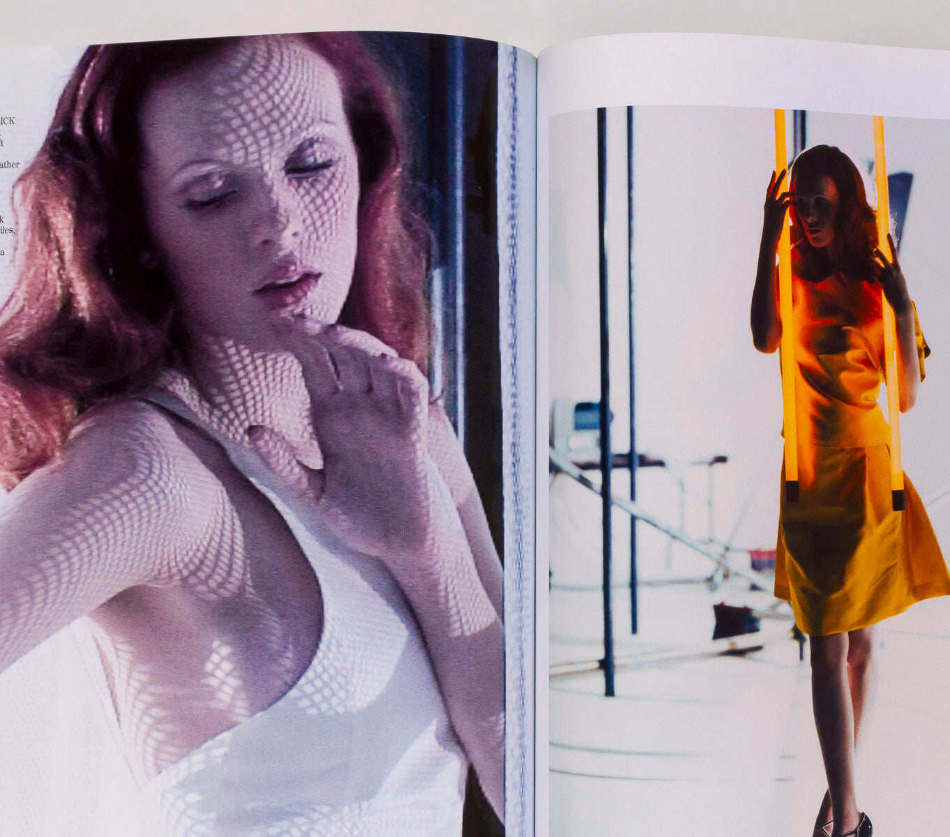 Kate Moss KAREN ELSON Freja Beha Erichsen VOGUE March 2006 Collections TESTINO
