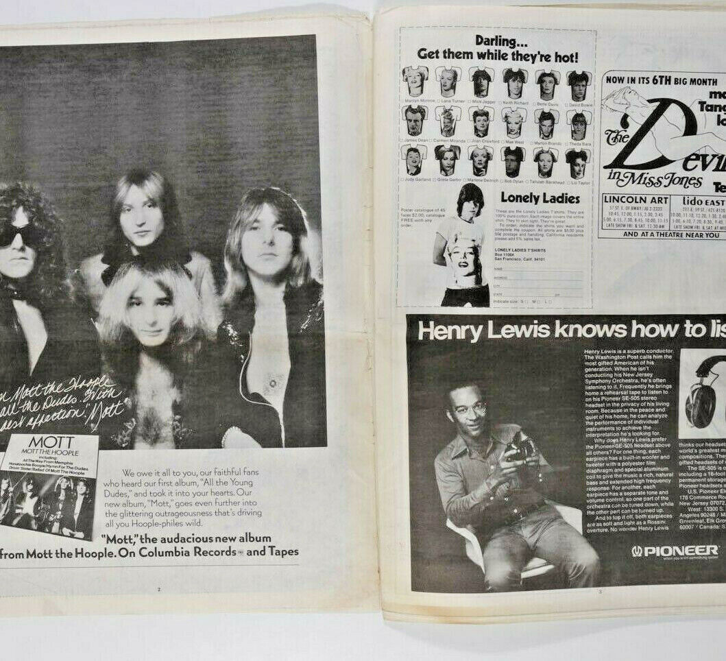 Marilyn Chambers TODD RUNDGREN Janis Joplin AVEDON vtg WARHOL Interview magazine