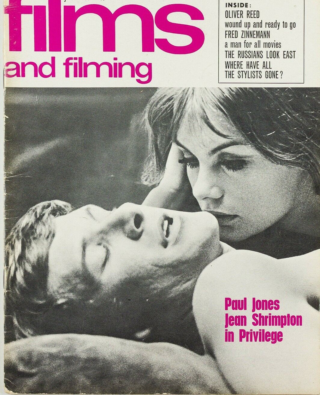 Jean Shrimpton TERRY O'NEILL Marlon Brando MONICA VITTI Films & Filming magazine