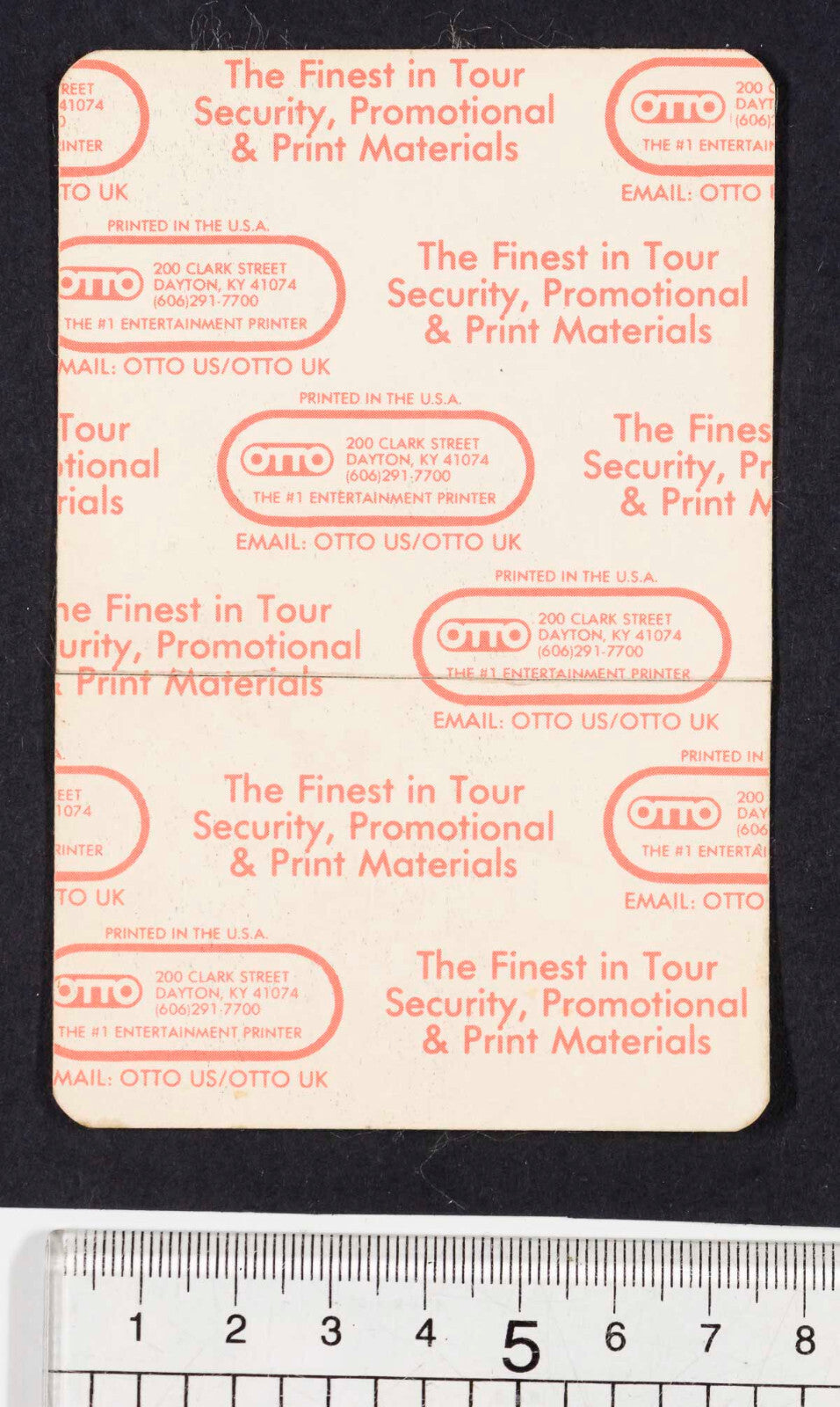FLEETWOOD MAC Europe BACKSTAGE ticket 1988 After Show pass CONCERT Access LONDON