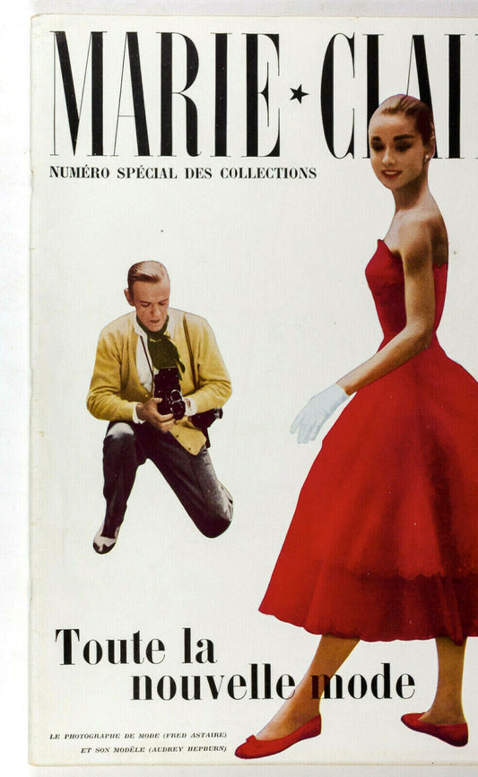 AUDREY HEPBURN Fred Astaire FUNNY FACE Fashion Collections MARIE CLAIRE MAGAZINE