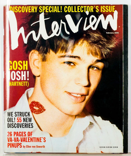 Josh Hartnett ROB LOWE Keeley Hawes US INTERVIEW magazine 2000 Feb COLIN FARRELL
