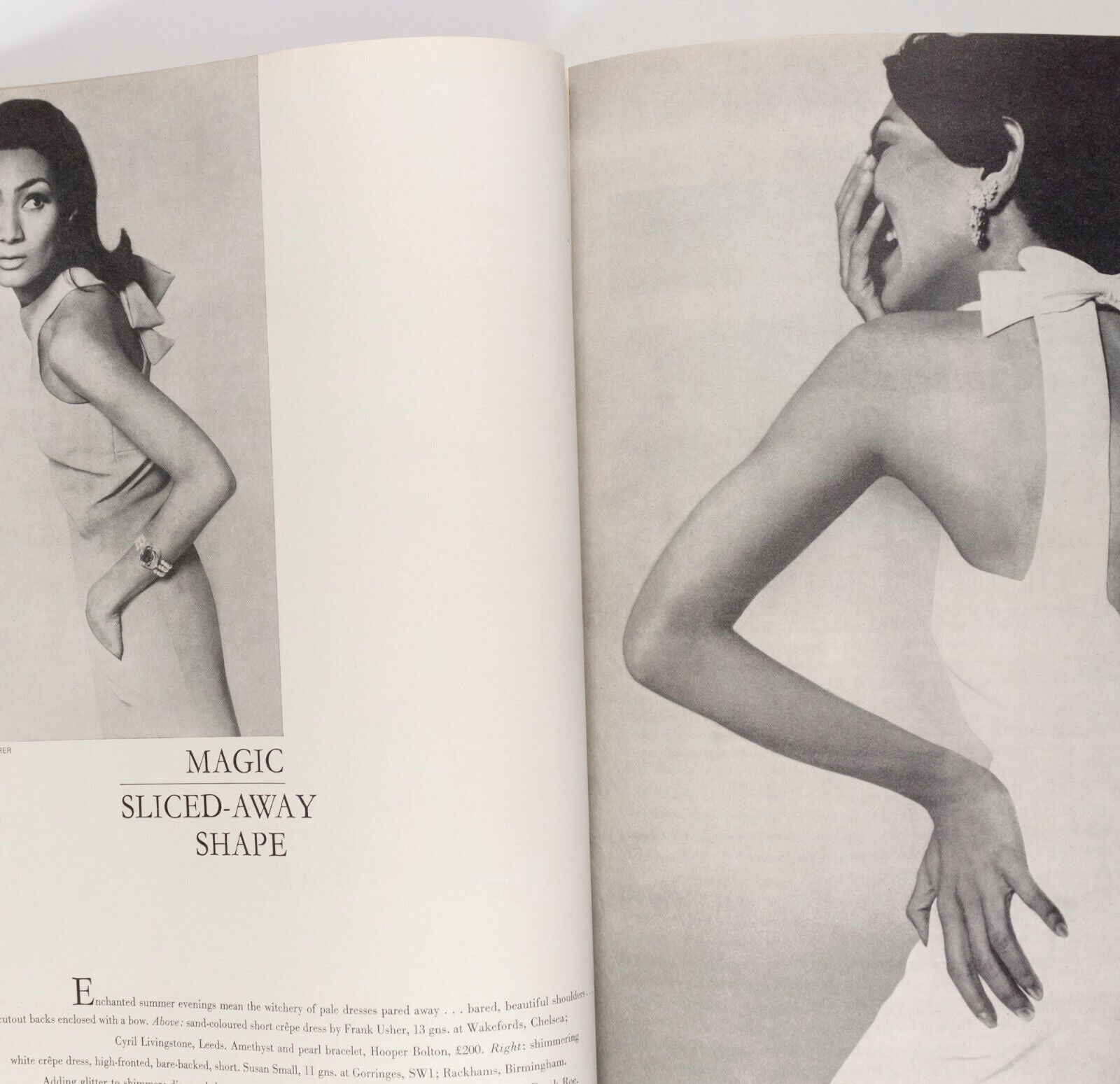 Donyale Luna 1st Harpers Bazaar black model SOPHIA LOREN Bill Brandt HIRO Flair