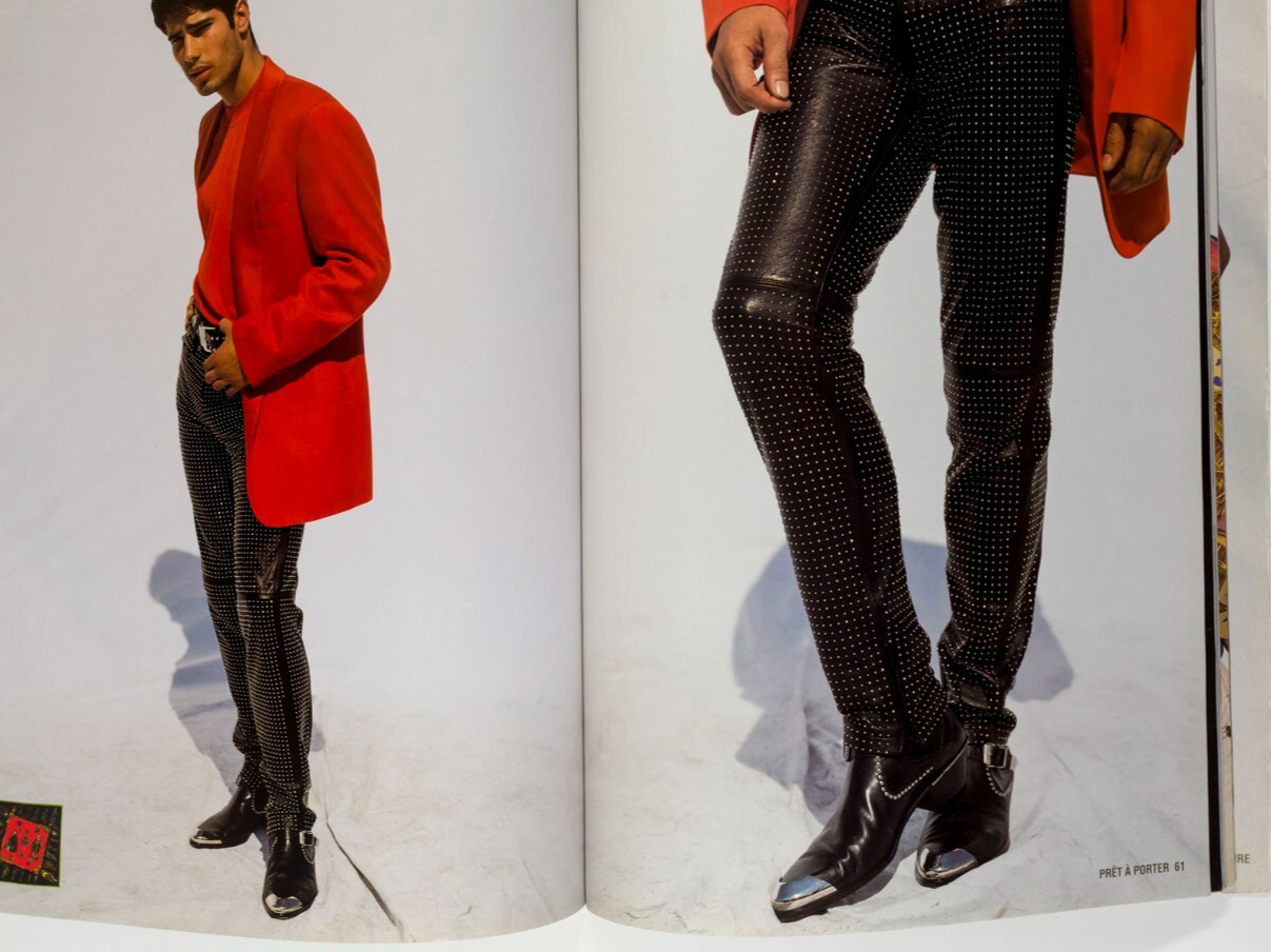 GIANNI VERSACE mens collection lookbook SPRING 1992 catalog 22 Cameron Alborzian