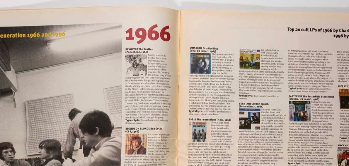 Damon Keith Albarn GOLDIE Dolores O'Riordan OBSERVER LIFE April 1996 Pete Tong