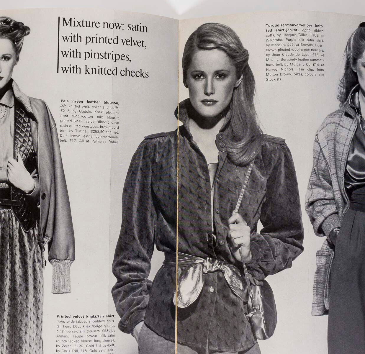 Debbie Dickinson 70s KNITWEAR Kenny Everett INDIA Crete PARIS Vogue magazine VTG
