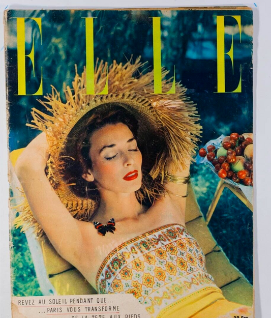 DORIAN LEIGH Hupert de Givenchy ELSA SCHIAPARELLI Jean Chevalier FRENCH ELLE vtg